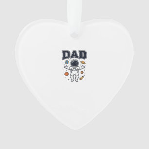 Dad Astronaut Space Vector Shirt Ontwerp_1 Ornament