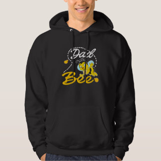 Dad Bee Father Matching Family First Bee Day Outfi Hoodie