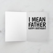 DAD BIRTHDAY FUNNY BEST FARTER FATHER KAART (Binnen)