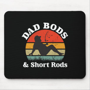 Dad Bods En Korte Stangen 2-zijdig Vintage Muismat