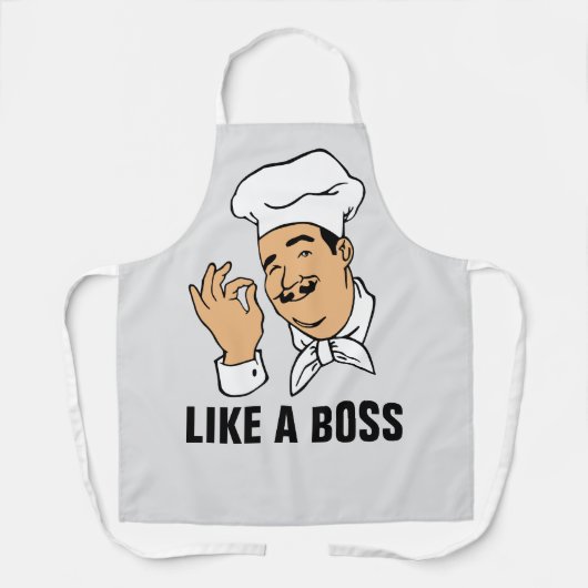 DAD BOSS CHEF MANNEN KITCHEN SCHORT (Voorkant)