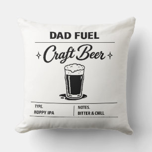 Dad Brandstof – Ambachtelijk Bier Vaderdag Kussen