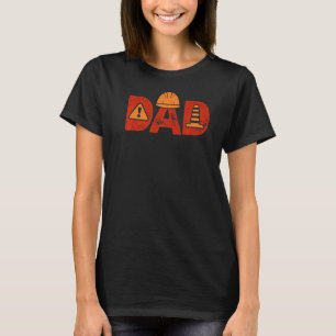 Dad Builder Mason Concrete Bricklayer T-shirt