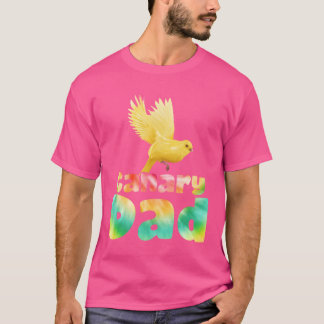 Dad Canaries Eigenaar Vogelliefhebber Mannen Daddy T-shirt