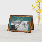 Dad & Child Hands Father's Day Kaart (Gele Bloem)