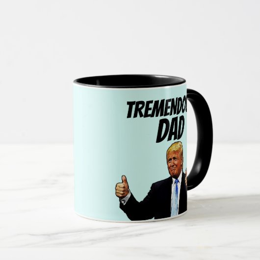DAD COFFEE MOK, FUNNY DONALD TRUMP MOK (Voorkant rechts)