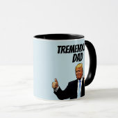 DAD COFFEE MOK, FUNNY TRUMP VADERDAG MOK (Voorkant rechts)