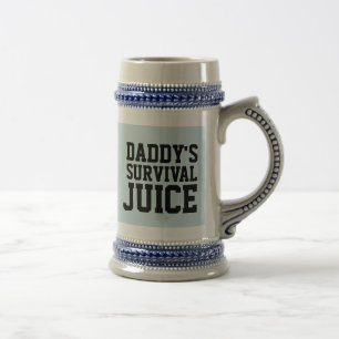 DAD DADDY'S OVERLEVENDE JUICE BEER STEIN BIERPUL