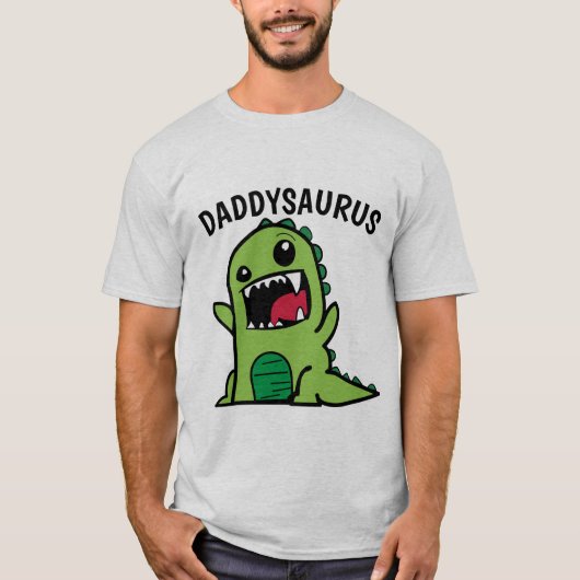 DAD DADDYSAURUS DINOSAUR T-shirts FÊTE DES PÈRES (Devant)