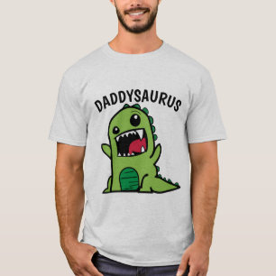 DAD DADDYSAURUS DINOSAUR VADERDAG T-shirts