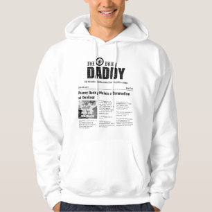 'Dad Daily News', waar grappige vaders het nieuws  Hoodie