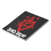 Dad Daze Tribal Heart Notitieblok (Gedraaid)