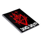 Dad Daze Tribal Heart Notitieboek (Rechterzijde)