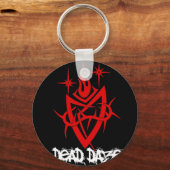 Dad Daze Tribal Heart Sleutelhanger (Voorkant)