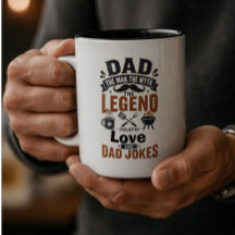 Dad De Man De Mythe De Legende Mok