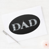 DAD Diamond Bling Sticker (Envelop)