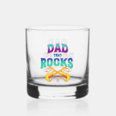 DAD DIE ROCKS! gitaren Whisky Glas (Voorkant)