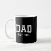 Dad Est 2021 Dad D Fathers Day Ized  Koffiemok (Links)