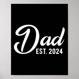 Dad est 2024 Eerste Vaderdag 2024 gepromoveerd tot Poster