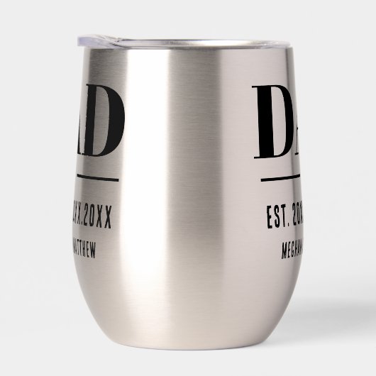 Dad Est. Year Name Number Bold Font (Droite)