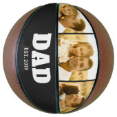 Dad Established Bold Black 3 Photo Basketbal (Verticaal)