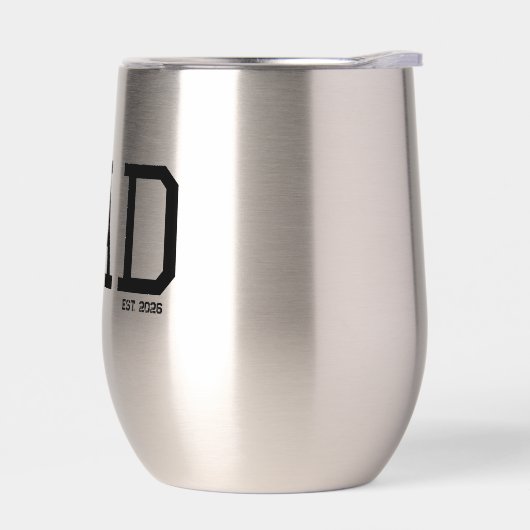 Dad Established Customizable Year Father's Day (Gauche)