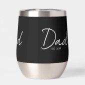 Dad Established Minimal Modern Script Black (Arrière)