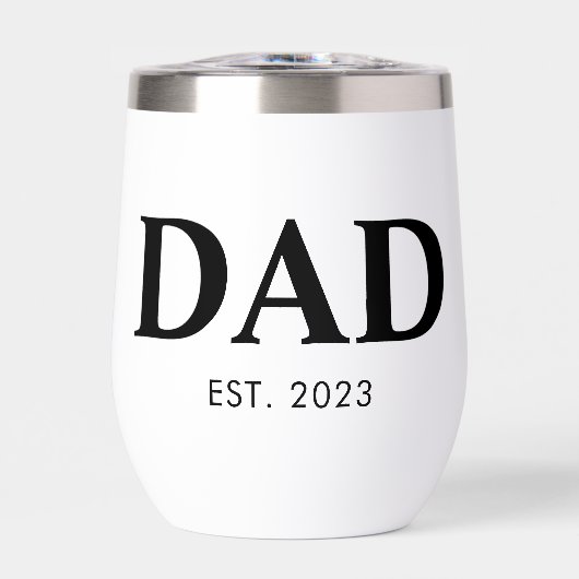 Dad Established Minimal Simple Text Est Year (Avant)