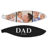 Dad Established Modern Black 3 Photo Basketbal (Panelen)