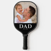 Dad Established Modern Photo Pickleball Paddle (Achterkant)
