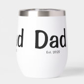 Dad Established New Dad Gift  (Achterkant)