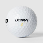Dad Established New Dad Gift Golfballen (Logo)