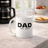 Dad Established New Dad Gift Mug