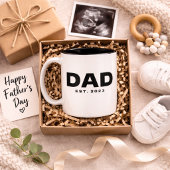 Dad Established New Dad Gift Mug