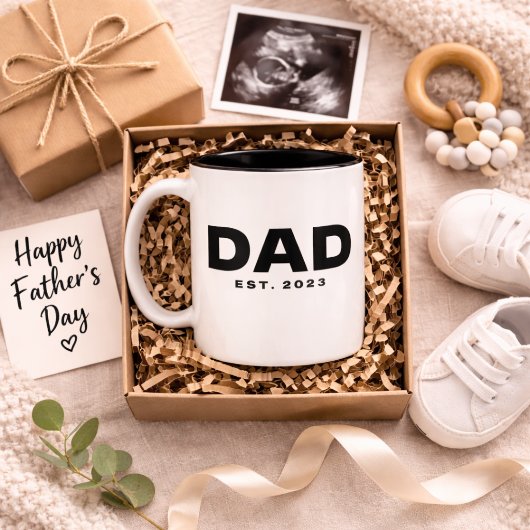 Dad Established New Dad Gift Mug