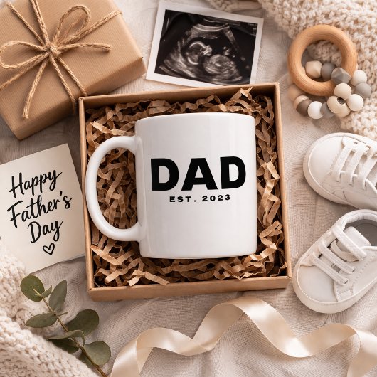 Dad Established New Dad Gift Mug