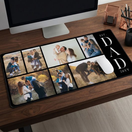 Dad Established Personalized Father Photo Collage