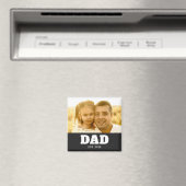 Dad Established Photo Father's Day Magneet (Insitu (Vaatwasser))