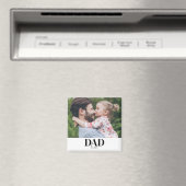  Dad Established Photo Gift Magneet (Insitu (Vaatwasser))
