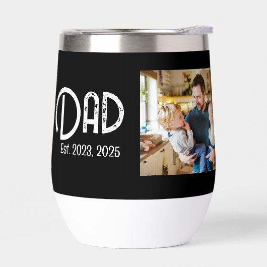 Dad Established Photo Grunge Text (Links)