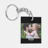 Dad Established Photo Sleutelhanger (Voorkant Links)