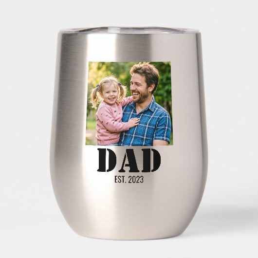 Dad Established Simple Bold Black Font (Arrière)