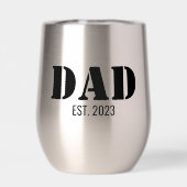 Dad Established Simple Bold Black Font (Achterkant)