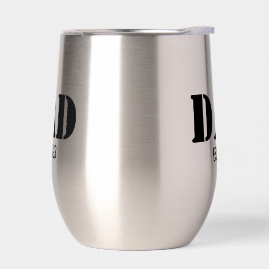 Dad Established Simple Bold Black Font (Gauche)