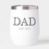 Dad Established Simple Modern Father  (Achterkant)