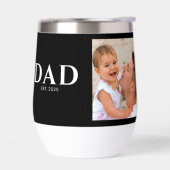 Dad Established Typography Black Photo (Gauche)