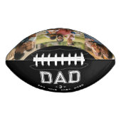 Dad Established Years Bold Black 3 Photo American Football (Voorkant)