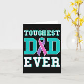 Dad Ever - Schildklierkanker Vaders Day Gift Kaart (Gele Bloem)