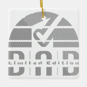 Dad Ever: Vaderschap als een Antiek visuele emotie Keramisch Ornament
