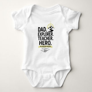 Dad Explorer Teacher Hero T-Shirt | Avontuur Vader